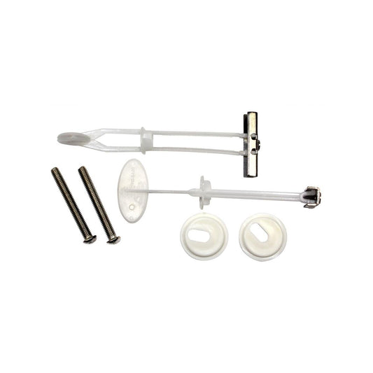 Fix a Loo Toilet Seat Blind Fixing Kit - 240mm x 125mm - Plastic - Easy Fit - Auzzistore