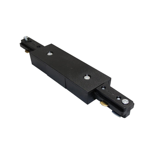Mercator Single Track Circuit I Shaped Joiner - 117.5mm x 185mm x 35.5mm - Black Finish - 10A Load Capacity - Auzzistore