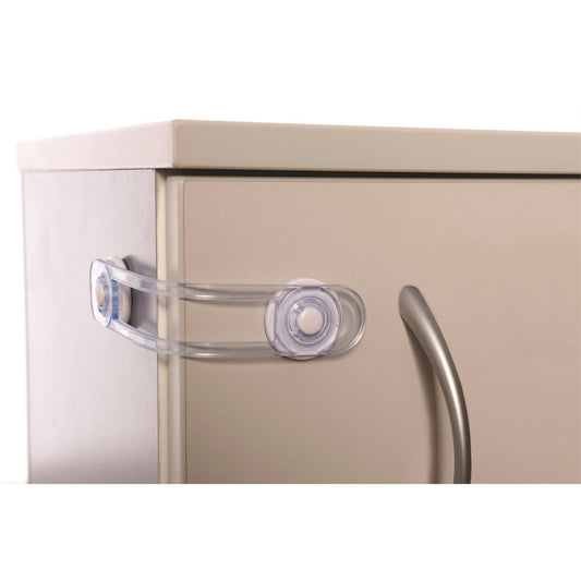 Dreambaby Child Safety Latch - Flexible - 91mm - Transparent - Secure Lock – view 2