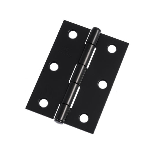 Lane Butt Hinge - 85mm - Steel - Matte Black Finish - 2 Pack