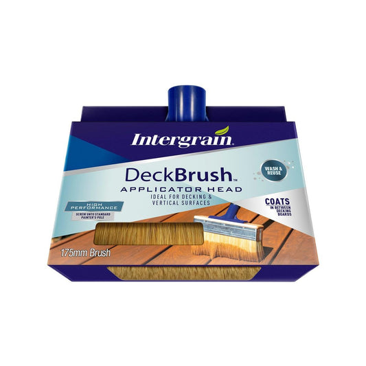 Intergrain 175mm Deckbrush Applicator Head - Smooth Finish - Versatile - Auzzistore