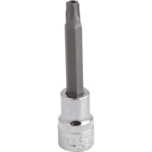 Kincrome Tamperproof Torx Bit Socket T50 100mm Chrome Vanadium Steel – view 2 - Auzzistore