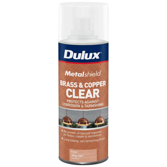 Dulux Metalshield Clear Spray - 300g - Copper - Protective Coating - Auzzistore