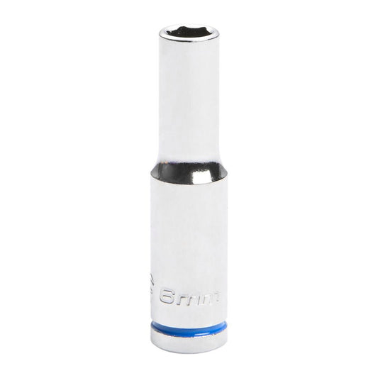 Kincrome 6mm Deep Socket - Chrome Vanadium Steel - Mirror Polish Finish - Auzzistore