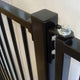 ProtectorAl Black Steel Gudgeon Hinge 38 x 25mm 2 Pack Durable Design