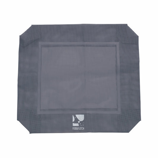 Fido Fletch Large Pet Bed Replacement Cover - Textilene - Grey - Odour Reducing