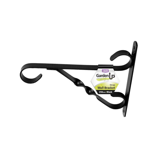 Jack Black Strap Wall Bracket 250mm Steel Durable Garden Decor - Auzzistore