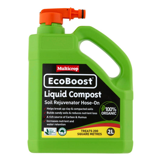 Ecoboost Organic Compost 2L Hose on 97675 - Soil Enhancement - Brown - Auzzistore
