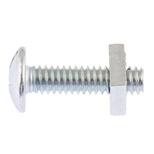 Zenith Mushroom Head Bolt - 1/4"x25mm - Zinc Plated - 50 Pack – view 2 - Auzzistore