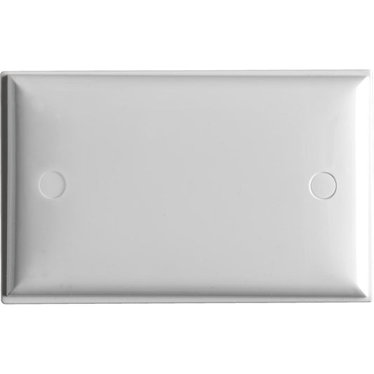 HPM Blank Coverplate - White - 114mm x 70mm - Plastic - Durable - Auzzistore