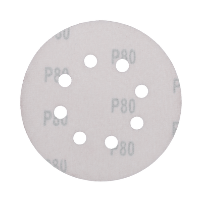 Craftright 125mm Hook and Loop Sanding Discs 10 Pack 80 120 Grit Durable
