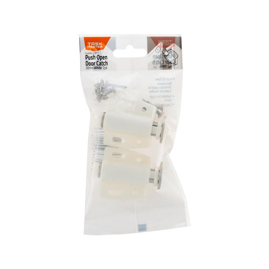 Taskmaster Magnetic Catch - 38mm - Plastic - Push to Open - 2 Pack - Auzzistore