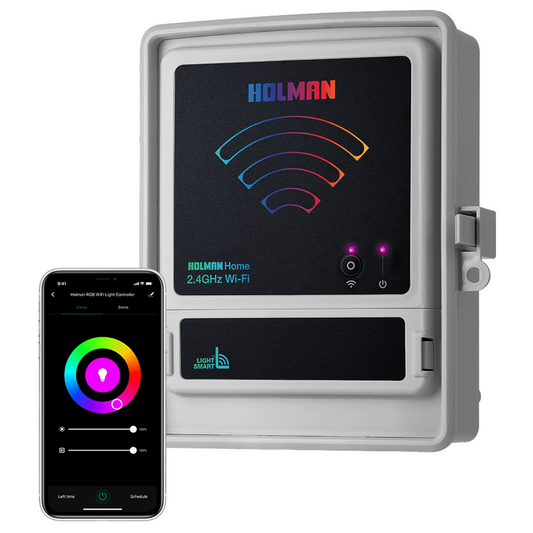 Holman RGB Wi-Fi Garden Light Controller - 60W - Plastic - DIY Installation – view 2