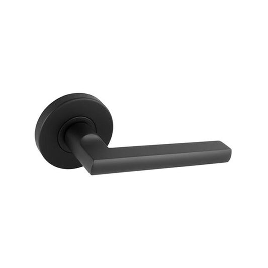 Gainsborough G4 Series Matte Black Lianna Passage Lever Set - 145mm x 63mm - Non-Locking - Auzzistore