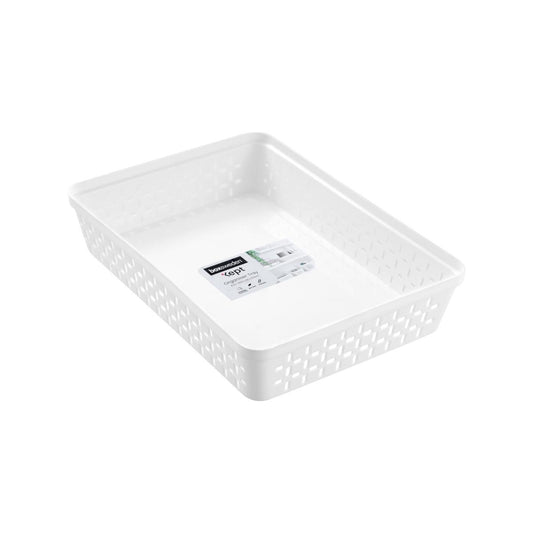 Boxsweden Kept Organiser Tray - Large 34.5 x 25 x 6.5 cm - White - BPA-Free - Auzzistore