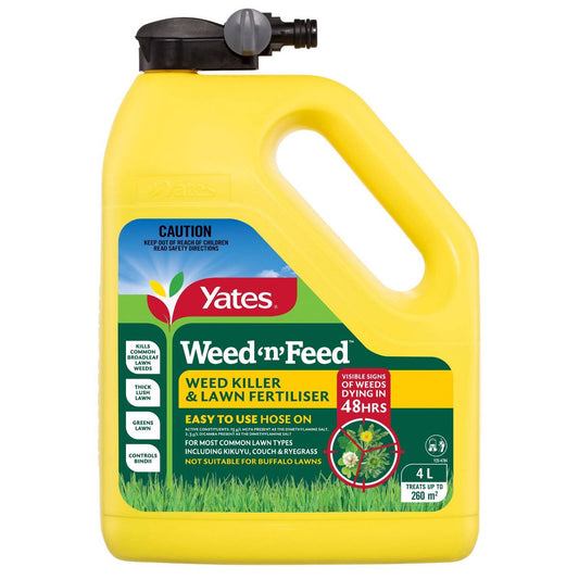 Yates Weed N Feed Hose on Lawn Weed Killer 4L - Treats 260m² – view 2 - Auzzistore