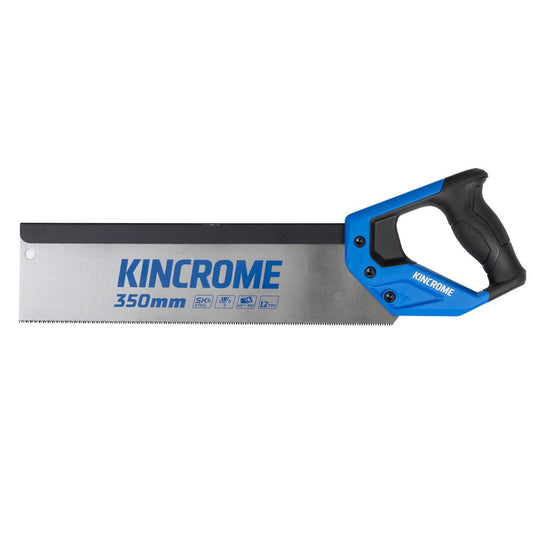 Kincrome 350mm Tenon Saw - SK5 Steel - Ergonomic Handle - 12TPI - Auzzistore
