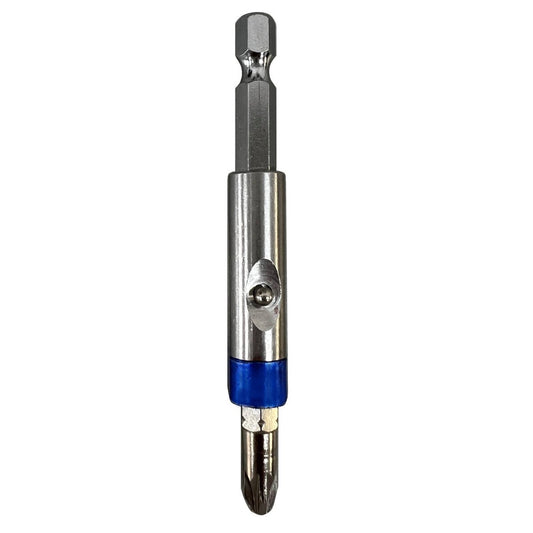 Ultra Tuff Bit Holder with Eject Button - 6mm Hex Drive - #2 Phillips Bit – view 2 - Auzzistore