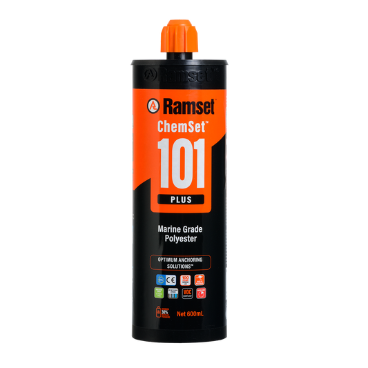 Ramset Chemset 101 Plus Anchoring Adhesive - 600ml - Fast Cure - Non-Drip - Auzzistore