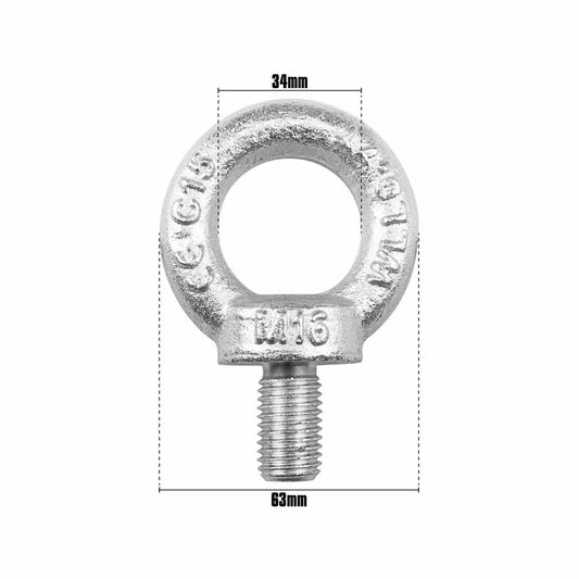 Pinnacle Eye Bolt - M16 - Zinc Plated - 740kg Load Rating – view 2 - Auzzistore