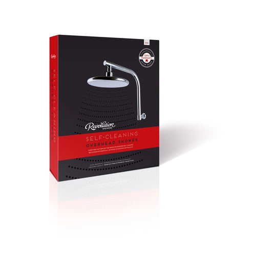 Revolution Chrome Self Cleaning Overhead Rain Shower 350mm x 420mm – view 2