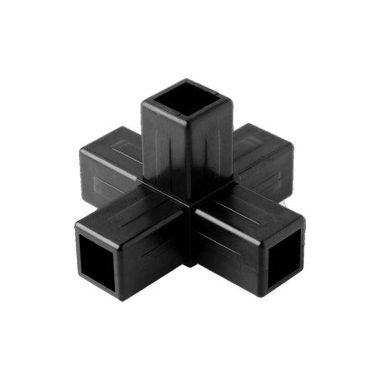 Metal Mate 5 Way Connect It Joiner - Black - Plastic - Impact Resistant - Auzzistore
