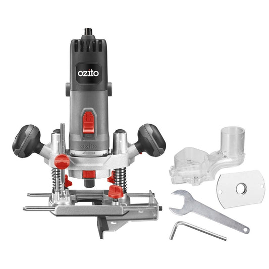 Ozito 850W Router - Variable Speed - Plastic & Metal - Clean Cuts - Auzzistore