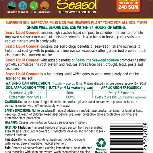 Seasol Liquid Compost - 1.2L - Liquid - Soil Revitaliser – view 2 - Auzzistore