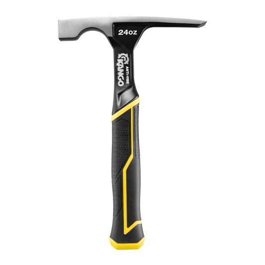Kango 24oz Anti Vibe Brick Hammer - Dual Face - Heat-Treated Steel - 280mm - Auzzistore
