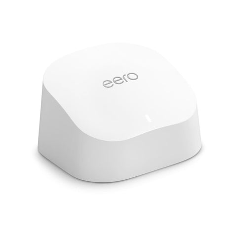Amazon Eero 6 Dual Band Mesh Wi-Fi 6 Router 1 Pack - 900 Mbps - White - 140 m² Coverage - Auzzistore
