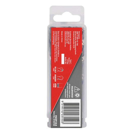 Full Boar 8mm HSS Drill Bit - 10 Pack - Precision Drilling - Durable M2 Steel – view 2 - Auzzistore