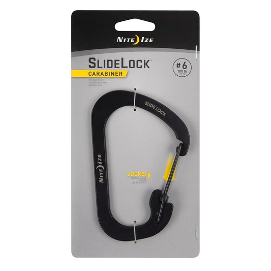 Nite Ize Carabiner - Size 6 - Stainless Steel - Slide Lock