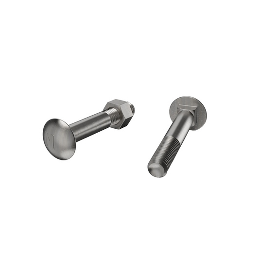 Zenith Cup Head Bolt - M12 x 75mm - Stainless Steel 304 - Rust Resistant - Auzzistore