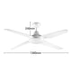 Arlec Smart Ceiling Fan - 130cm - ABS Plastic - Wi-Fi Control