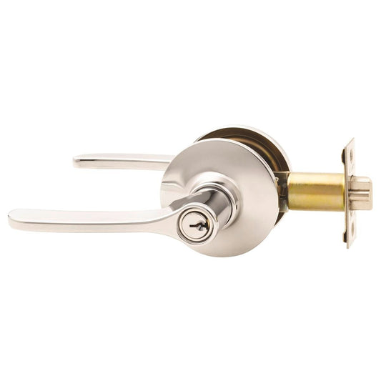Lockwood Entry Lever Set - 65mm - Zinc Alloy - Satin Chrome - Auzzistore