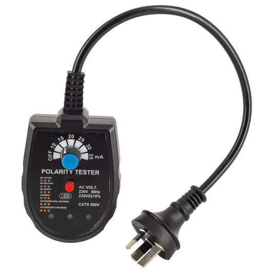 Deta RCD Polarity Socket Tester - 220-240V a.c. - Detects Wiring Conditions