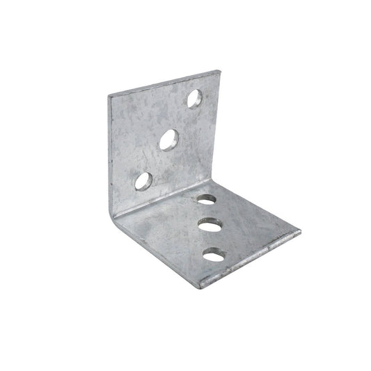 Carinya Reinforcing Angle Bracket - 75mm - Hot Dipped Galvanised - 500kg Load Capacity - Auzzistore