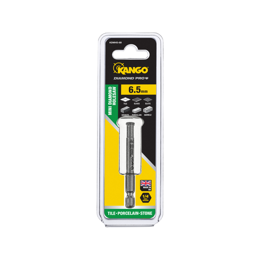 Kango Diamond Hole Saw - 6.5mm - Diamond - Wet and Dry Drilling – view 2 - Auzzistore