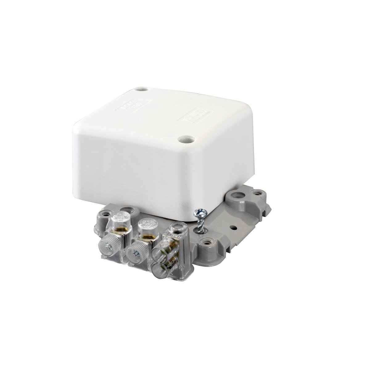 HPM Junction Box - 4x40A Connectors - 68mm x 68mm x 38mm - Plastic