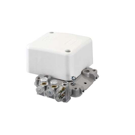 HPM Junction Box - 4x40A Connectors - 68mm x 68mm x 38mm - Plastic