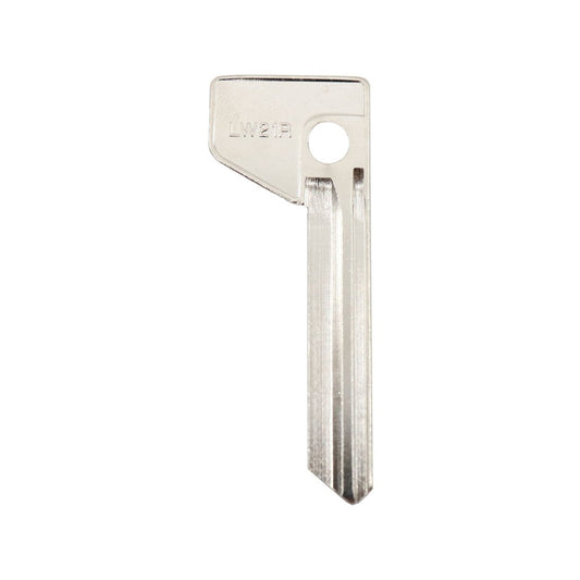 Ehi LW21R Silver Blank Key - Nickel Plated Brass - Key Cutting Solution - Auzzistore
