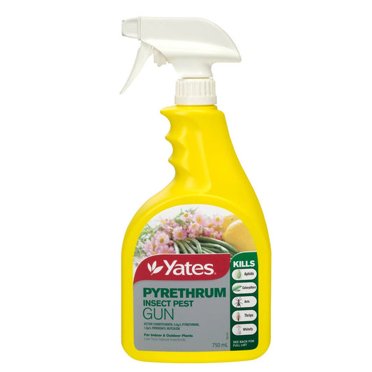 Yates Pyrethrum Insecticide 750ml Liquid Low Toxic Fast Acting - Auzzistore
