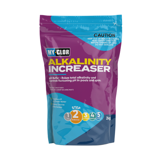 Hy-Clor Alkalinity Increaser 2kg Sodium Bicarbonate Soft Pack - Auzzistore