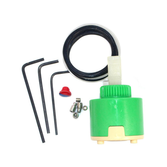 Fix a Tap 40mm Mixer Tap Repair Kit - Flat Mixer Cartridge - Green - Auzzistore
