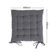 Mojo 44cm Grey Sachin Outdoor Chair Cushion - Universal Fit - UV & Water Resistant