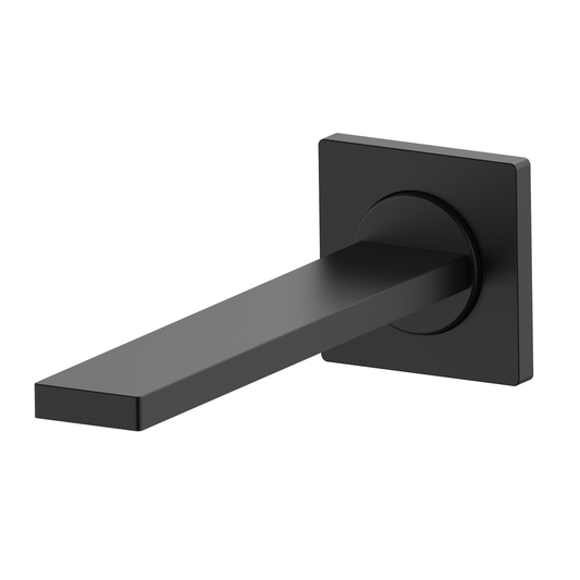 Mondella Black Matte Rococo Bath Spout - 200mm - Lead-Free Stainless Steel