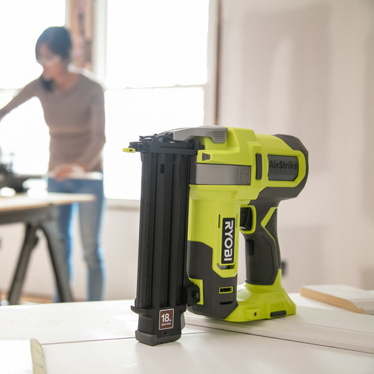Ryobi 18V ONE+ 18GA Brad Nailer Tool Only - 105 Capacity - Airstrike Technology – view 2 - Auzzistore