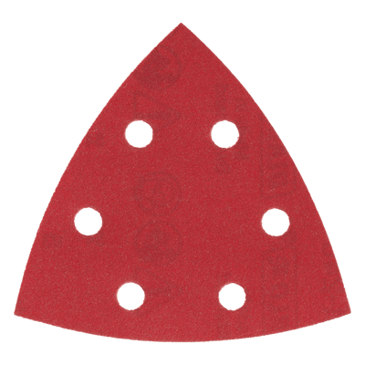 Diablo 240 Grit Abrasive Detail Sander Sheets 10 Pack - 93mm x 93mm - Red