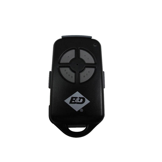 B&D Keyring Transmitter - 433MHz - Plastic - Four Button Convenience