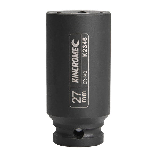 Kincrome 27mm Deep Impact Socket Cr-Mo Steel Durable Design - Auzzistore